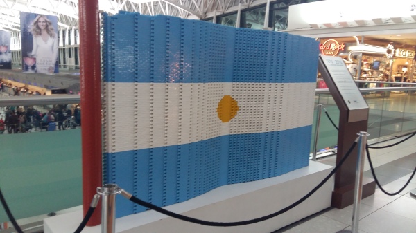 Bandeira da Argentina em Lego